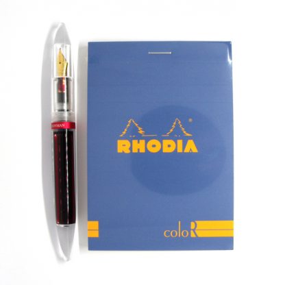 Rhodia R ColoR Bloc No. 12 Head-Stapled Lined Paper Notepads 85 x 120 (Sapphire)