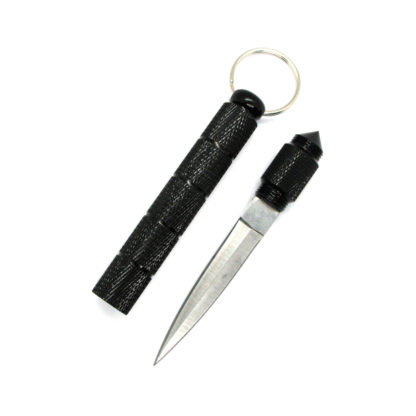 Black Keychain and Letter Opener