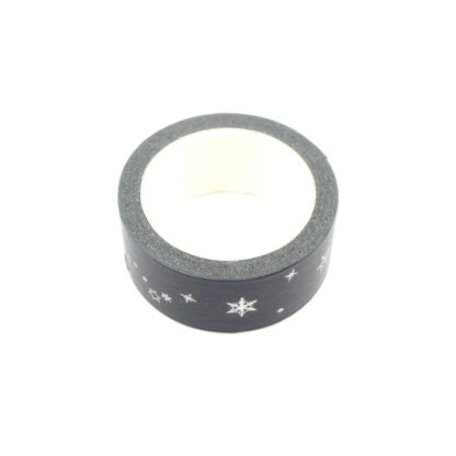 Black Stars Washi Tape