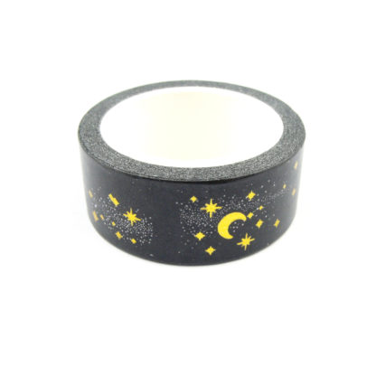 Black and Gold Sky Washi Tape