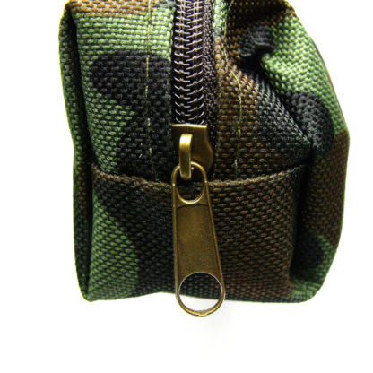 Camouflage Zip Pen And Pencil Case (Dark Green)