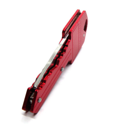 Stainless Steel Key Folding Pocket Knife (Red) - Image 11