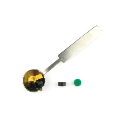 Dark Brown Sealing Wax Beads Spoon