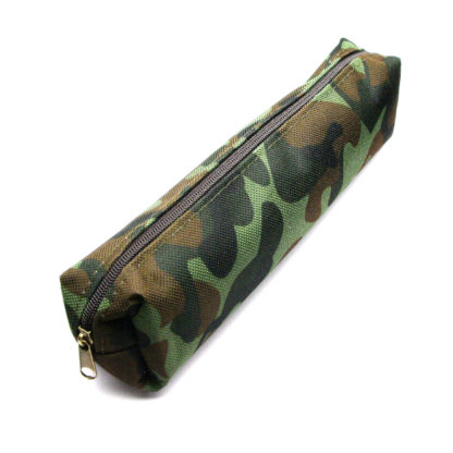 Dark Green Camouflage Pen And Pencil Case