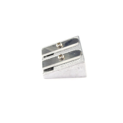 Dual Hole Steel Pencil Sharpener Side