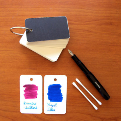 Fountain Pen Cards Ink Organizer (Brown)