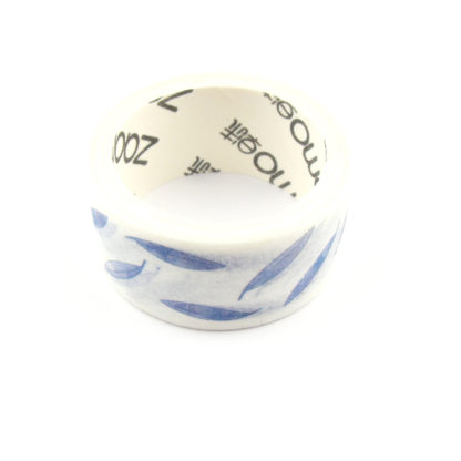 Large Blue Leaves Washi Tape
