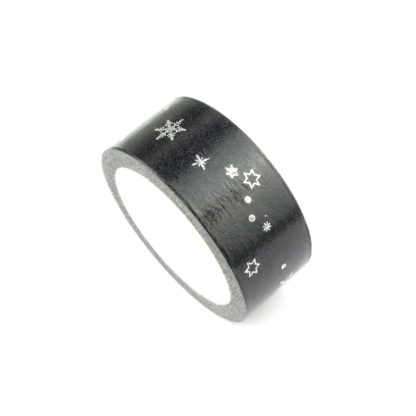 Modern Black Stars Washi Tape