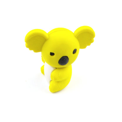 Modern Koala Pencil Eraser (Yellow)