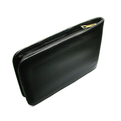 Modern Leather 12 Pen Case (Black)