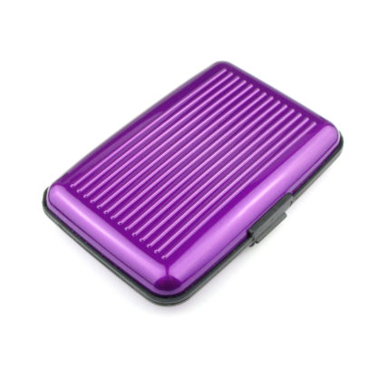 Purple Aluminium Wallet