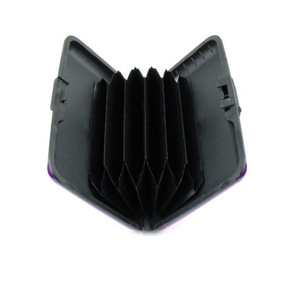 Purple Aluminum Wallet With RFID Blocking
