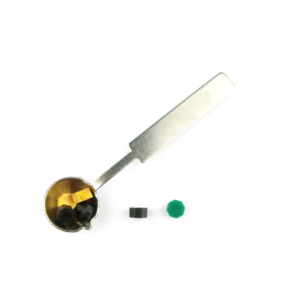 Purple Sealing Wax Beads Spoon