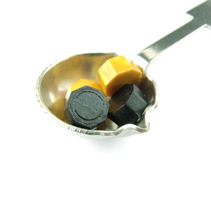 Sealing Wax on Black Beads