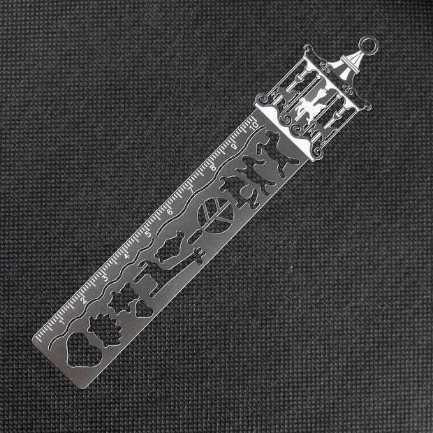 Silver Carousel Page Marker - Bookmark Ruler - InexPens