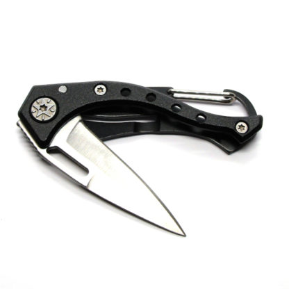 Stainless Steel Folding Compact Knife (Black)