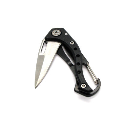 Stainless Steel Folding Knife (Black)