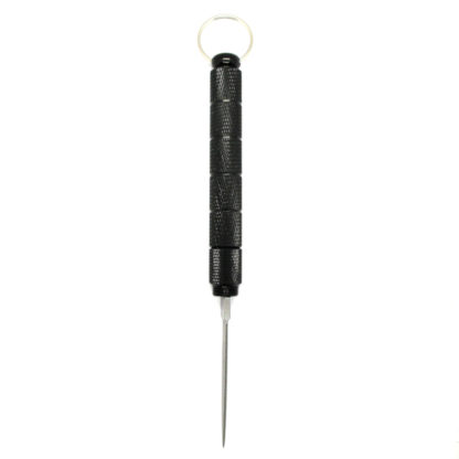 Top Letter Opener and Box Cutter With Keychain (Black)