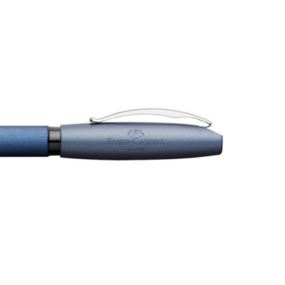 Faber-Castell Essentio Aluminium Fountain Pen Cap Clip (Blue)