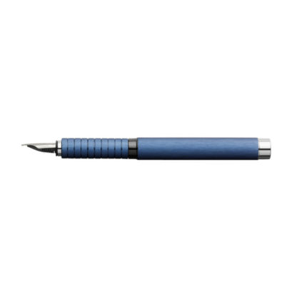 Faber-Castell Essentio Aluminium Fountain Pen Side (Blue)