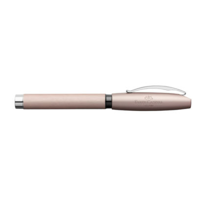 Faber-Castell Essentio Aluminium Fountain Pen Side With Cap (Rose)