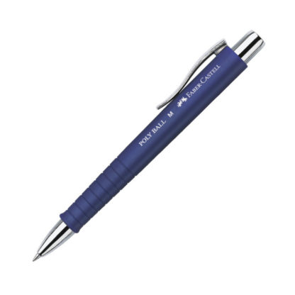 Faber-Castell Poly Ball Ballpoint Pen Medium Tip (Blue)