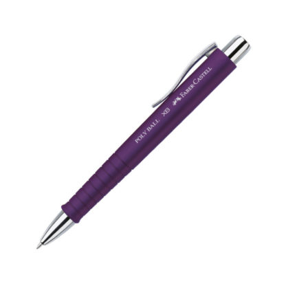 Faber Castell Poly Extra Broad Ballpoint Pen (Plum)