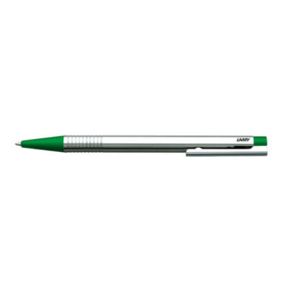 Lamy Logo Ballpoint Pen Steel (Green) - Image 3