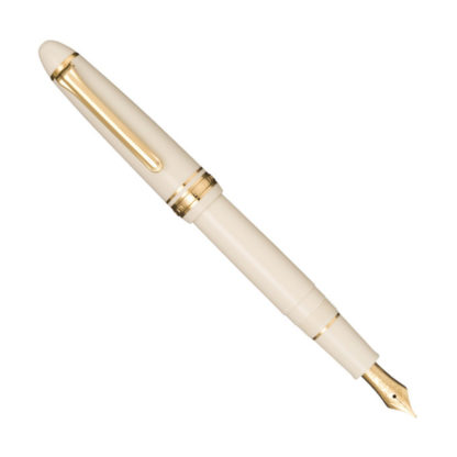 Luxury Sailor 1911 Standard Fountain Pen (Ivory with Gold Trim)