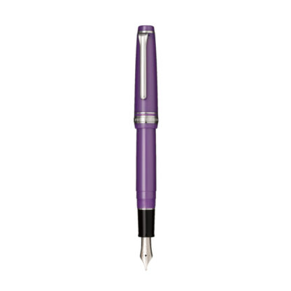 Luxury Sailor Professional Gear Slim (Sapporo) Fountain Pen (Metallic Violet with Rhodium Trim)