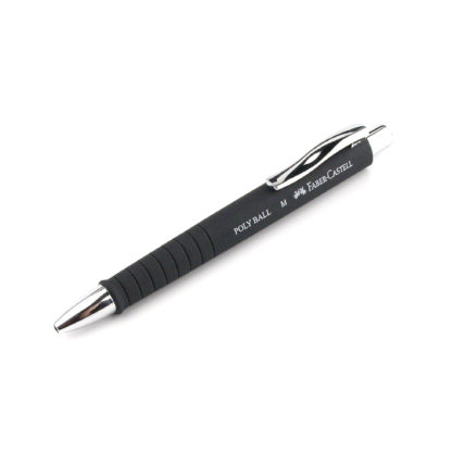 Original Faber-Castell Poly Ball Gel Pen Medium Tip (Black)