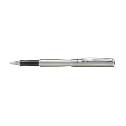 Pentel Sterling Excel Rollerball Pen Side (Silver)