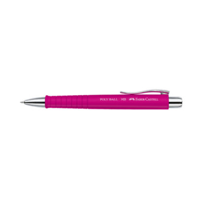 Pink Faber Castell Poly Extra Broad Ballpoint Pen