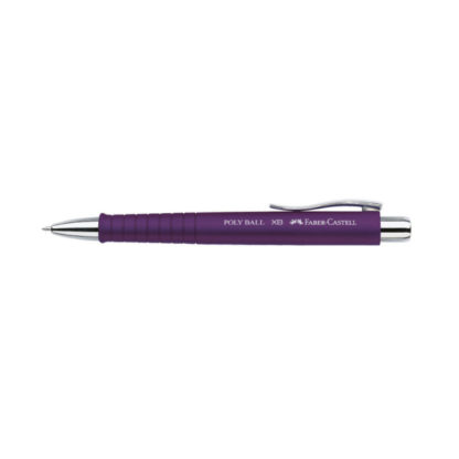Plum Faber Castell Poly Extra Broad Ballpoint Pen
