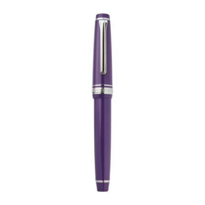 Rare Sailor Professional Gear Slim (Sapporo) Fountain Pen (Blueberry with Rhodium Trim)