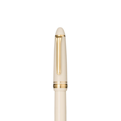 Sailor 1911 Standard Fountain Pen Clip Cap (Ivory with Gold Trim)