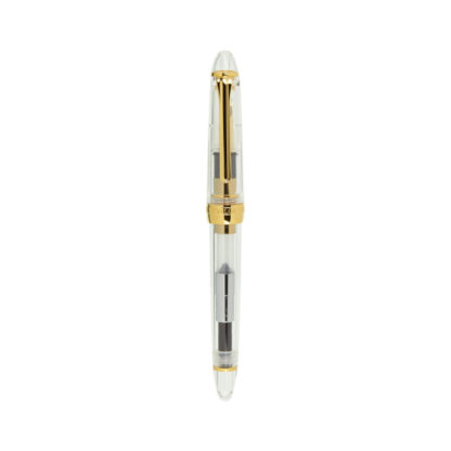 Sailor 1911 Standard Fountain Pen With Cap (Demonstrator with Gold Trim)