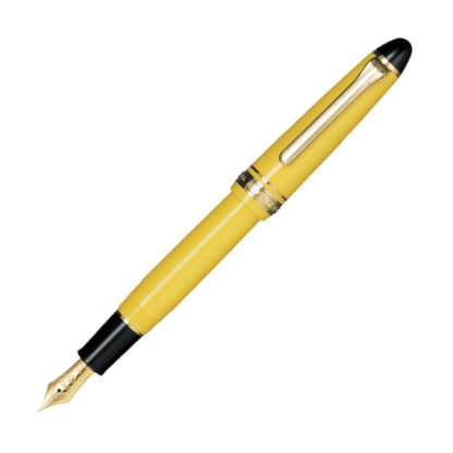 Sailor 1911 Standard Fountain Pen (Yellow with Gold Trim)
