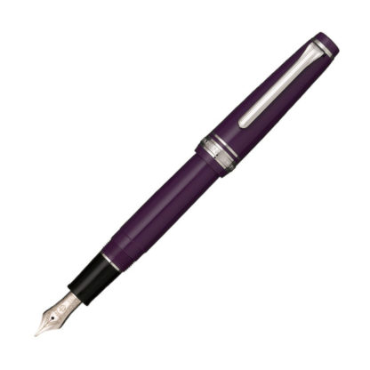 Sailor Professional Gear Slim (Sapporo) Fountain Pen (Blueberry with Rhodium Trim)