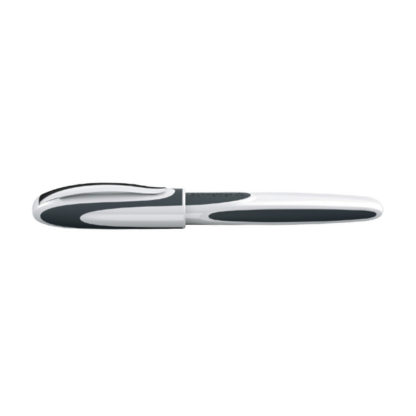 Schneider Ray Rollerball Pen Side Capped (White dark Grey)