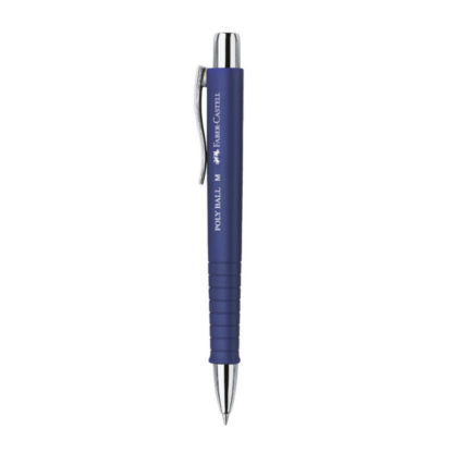 Top Faber-Castell Poly Ball Ballpoint Pen Medium Tip (Blue)