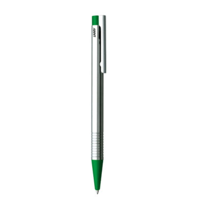 Top Lamy Logo Steel Ballpoint Pen (Green)