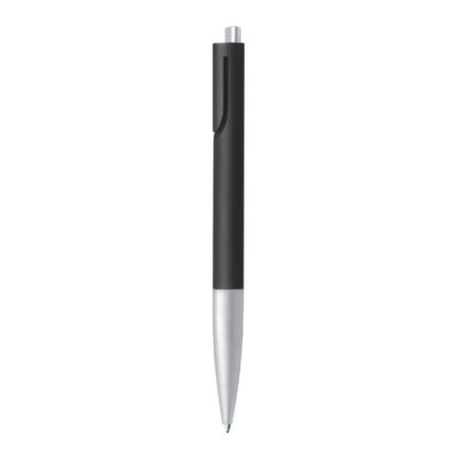 Top Lamy Noto Ballpoint Pen (Silver and Black)