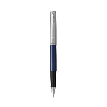 Top Parker Jotter Fountain Pen (Royal Blue)