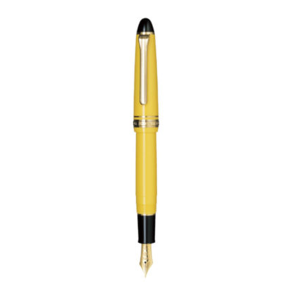 Top Sailor 1911 Standard Fountain Pen (Yellow with Gold Trim)
