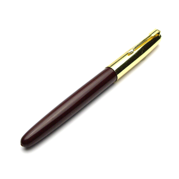 Golden Hero 616 Fountain Pen (Burgundy) - InexPens