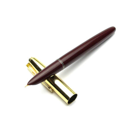 Golden Hero 616 Fountain Pen and Cap (Burgundy)