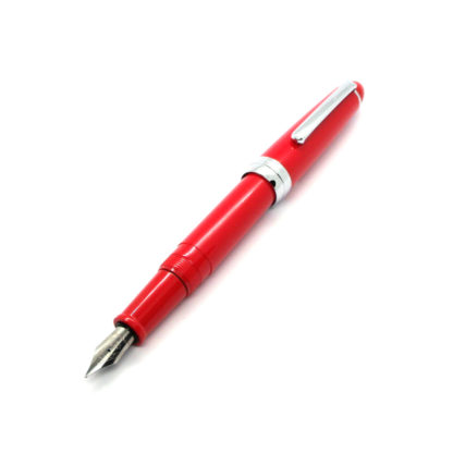 Red Jinhao 992 Fountain Pen Cap Posted