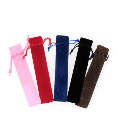 Velvet Pen Pouch (Pink) - Image 2