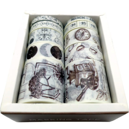 10 Vintage Washi Tape Pack - Image 5
